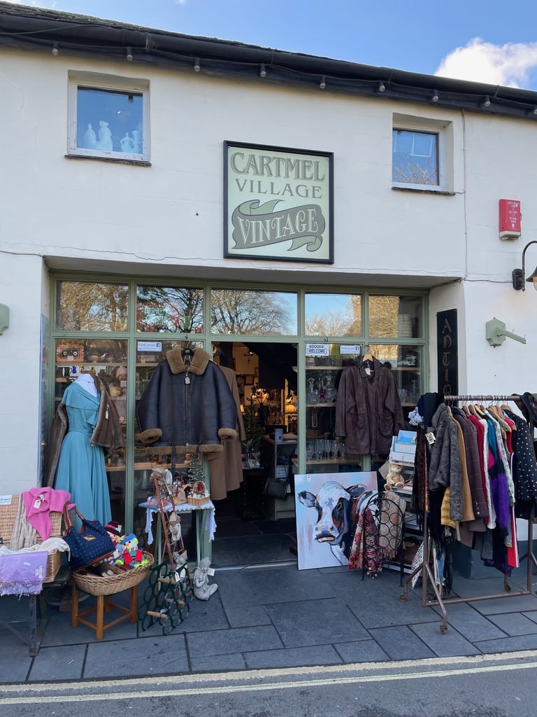 Cartmel vintage is great on a rainy day in the Lake District to have a wander around and find some treasures