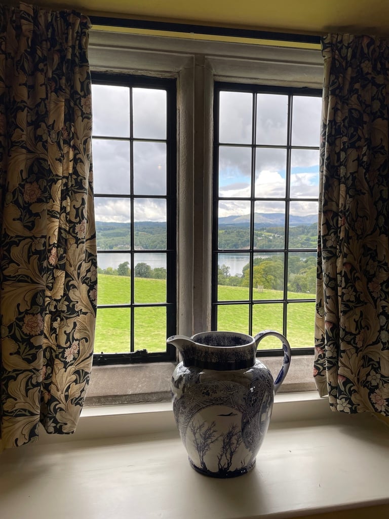 Blackwell arts and craft house views out to Lake Windermere.