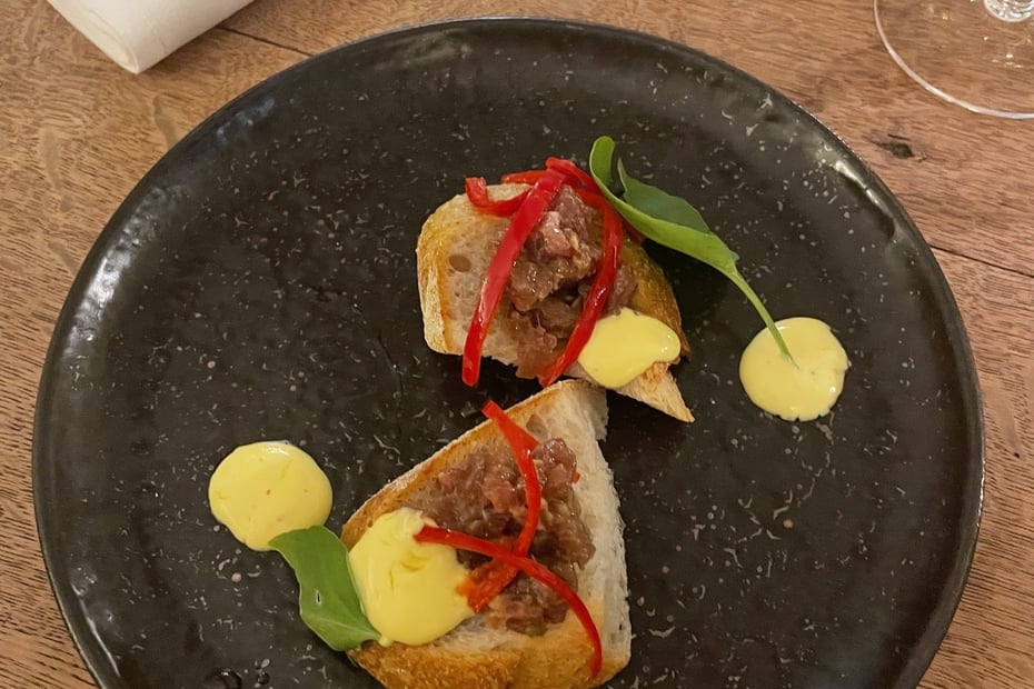 Food in the Cavendish Arms in Cartmel Village the Lake District