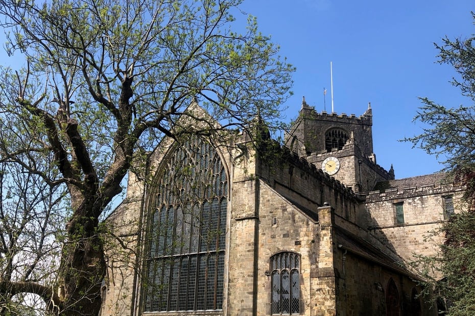 Cartmel Priory in the Lake District steeped in history