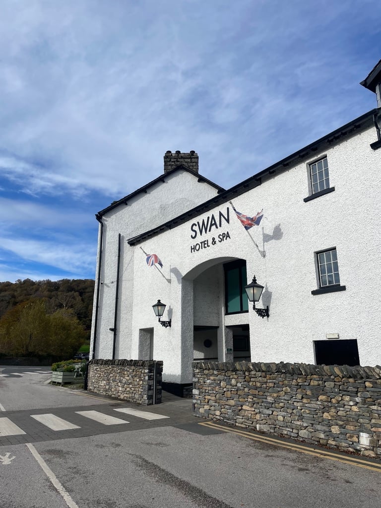 The Swan Hotel in Newby Bridge is perfect for rainy days in the lake district