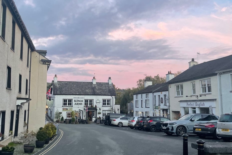 Cartmel Village in the South Lakes