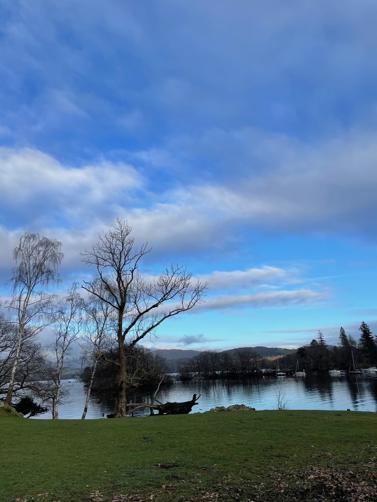A picnic by Lake Windermere.