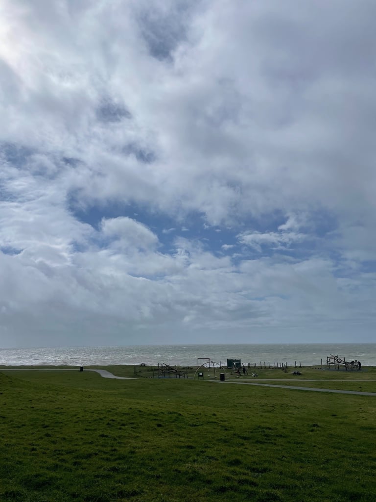 Biggar Bank Beach on Walney Island Cumbria