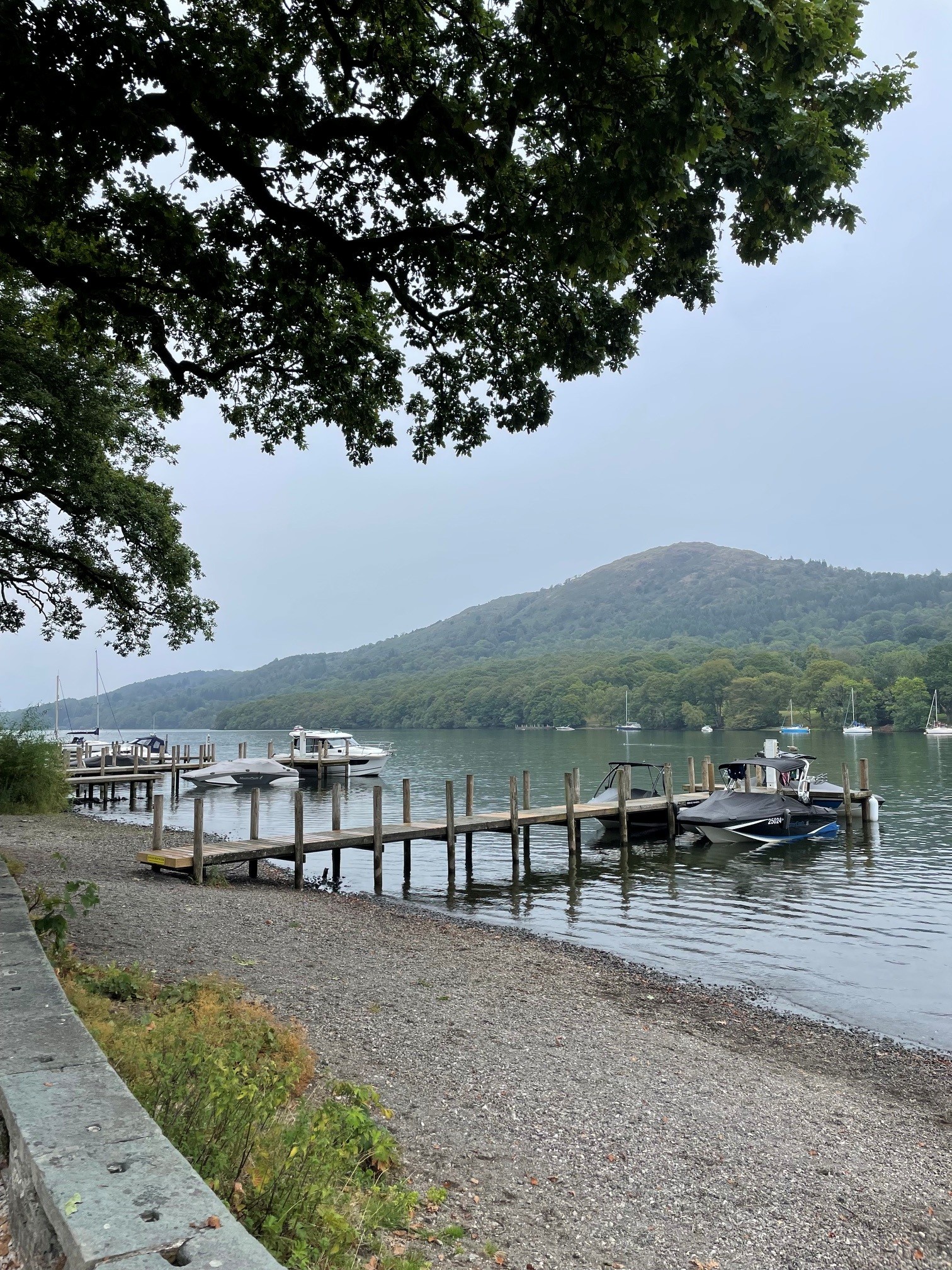 Drinks at Lakeside Hotel overlooking Windermere